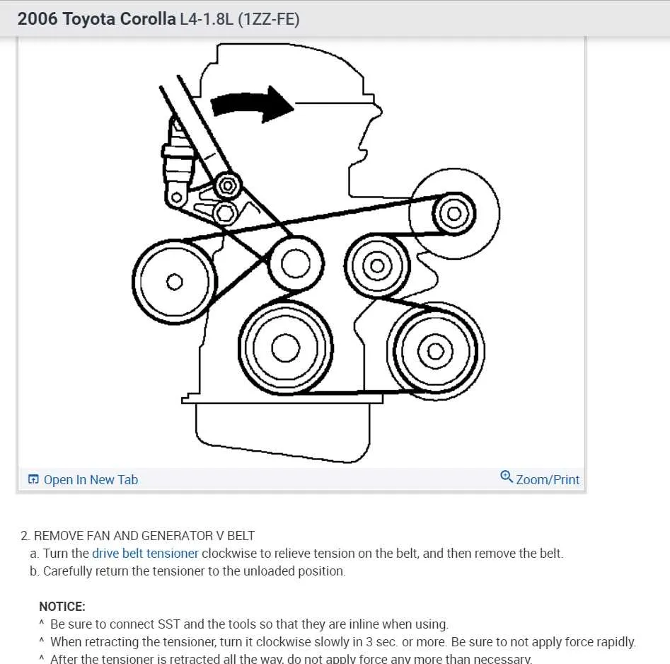 03 toyota corolla belt diagram
