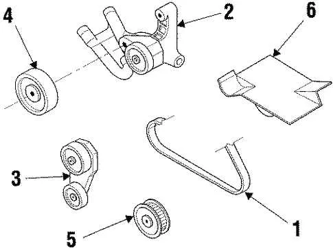 04 pontiac grand prix belt diagram