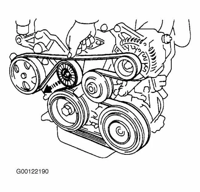 05 toyota corolla belt diagram