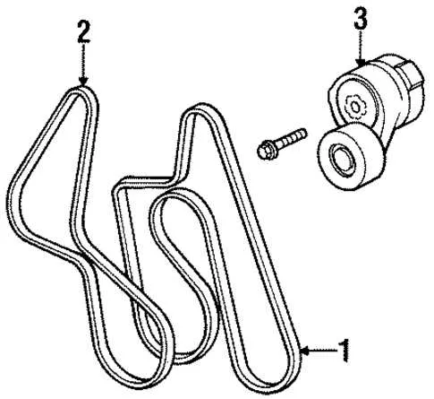 06 buick lucerne belt diagram