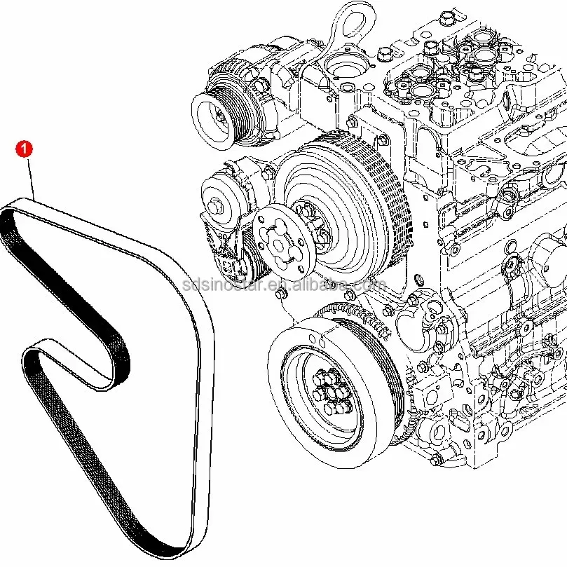 06 cummins belt diagram