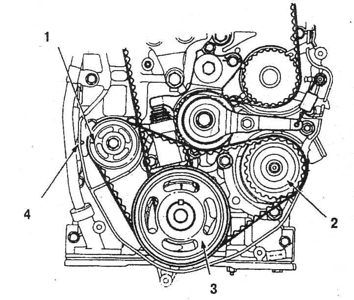 06 honda odyssey belt diagram