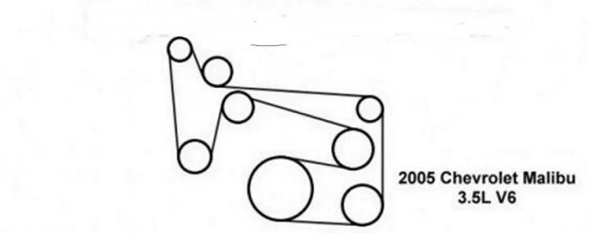 07 chevy impala belt diagram