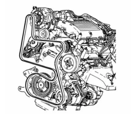 07 chevy impala belt diagram