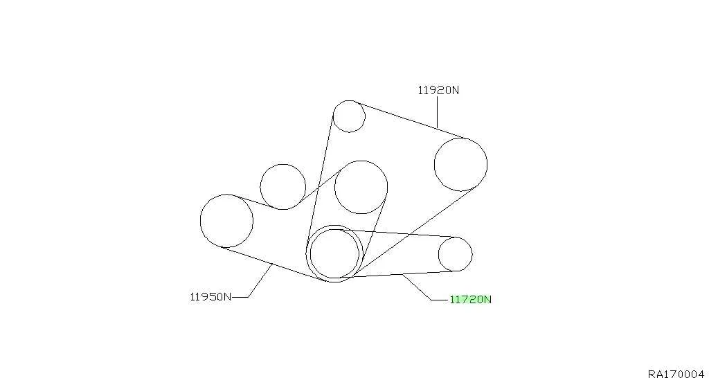07 nissan altima belt diagram