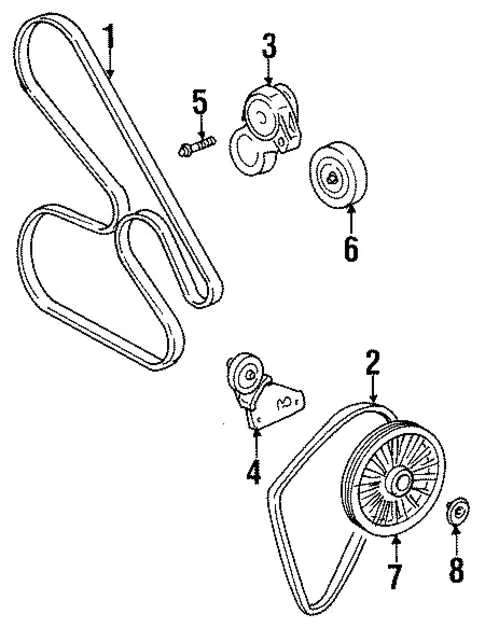 09 buick enclave belt diagram