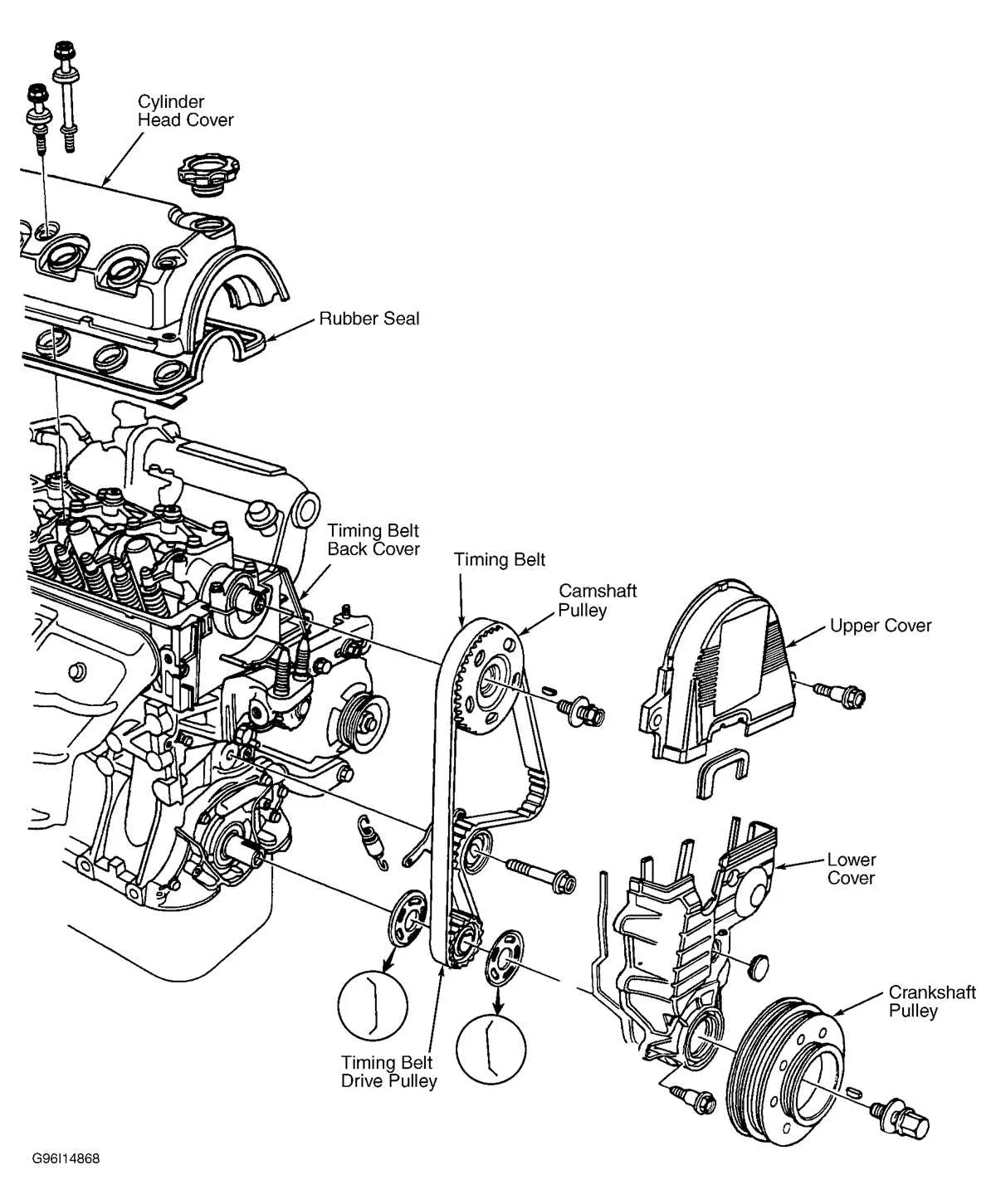 1997 honda civic belt diagram