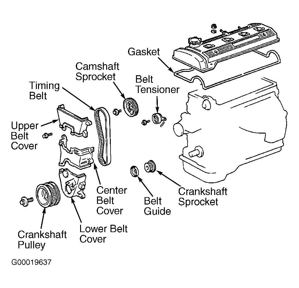 1999 toyota corolla serpentine belt diagram