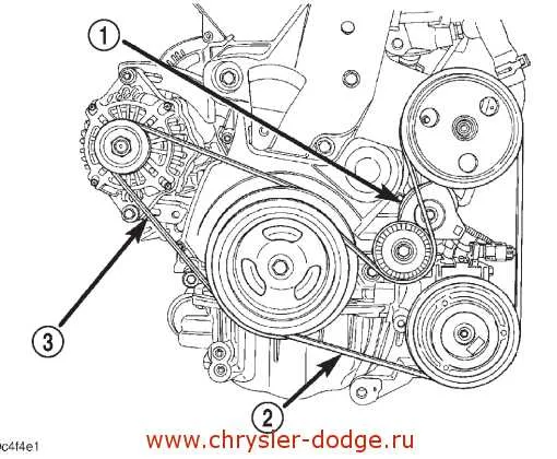 2.4 l 2014 chrysler 200 2.4 belt diagram
