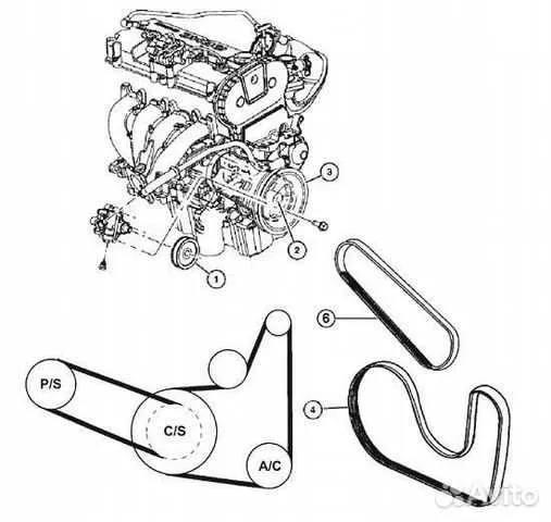 2.4 l 2014 chrysler 200 2.4 belt diagram
