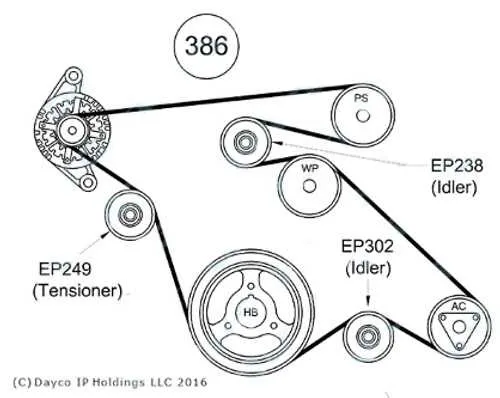 2.7 tacoma belt diagram