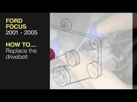 2001 ford focus serpentine belt diagram
