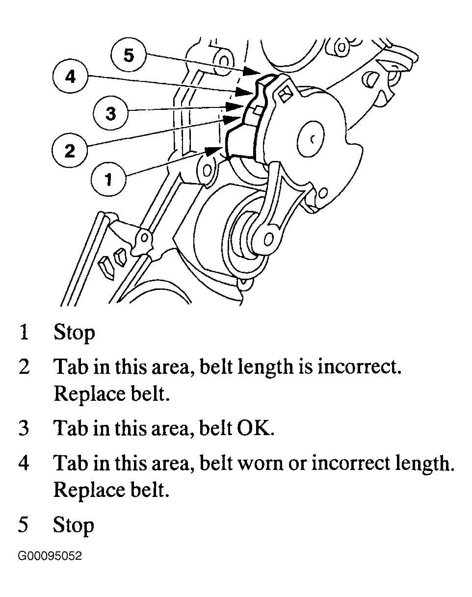 2002 ford focus drive belt diagram