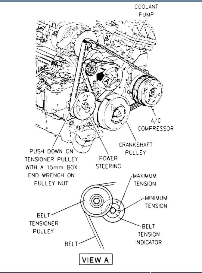 2003 buick lesabre belt diagram