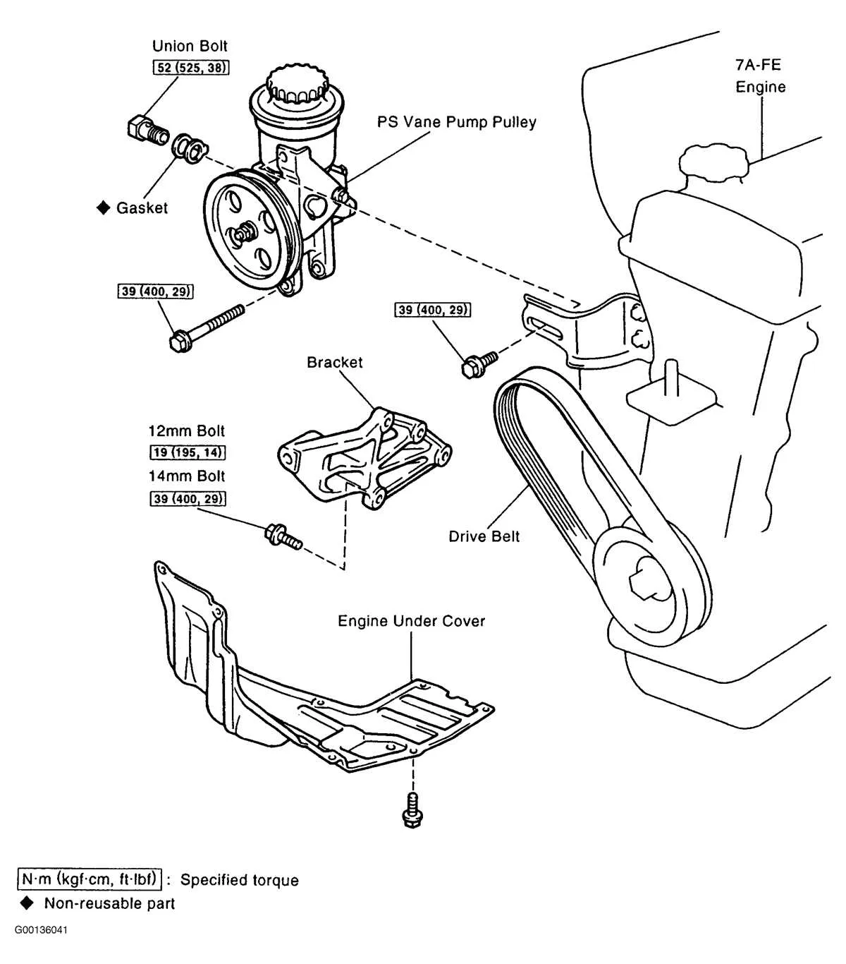 2003 toyota corolla serpentine belt diagram