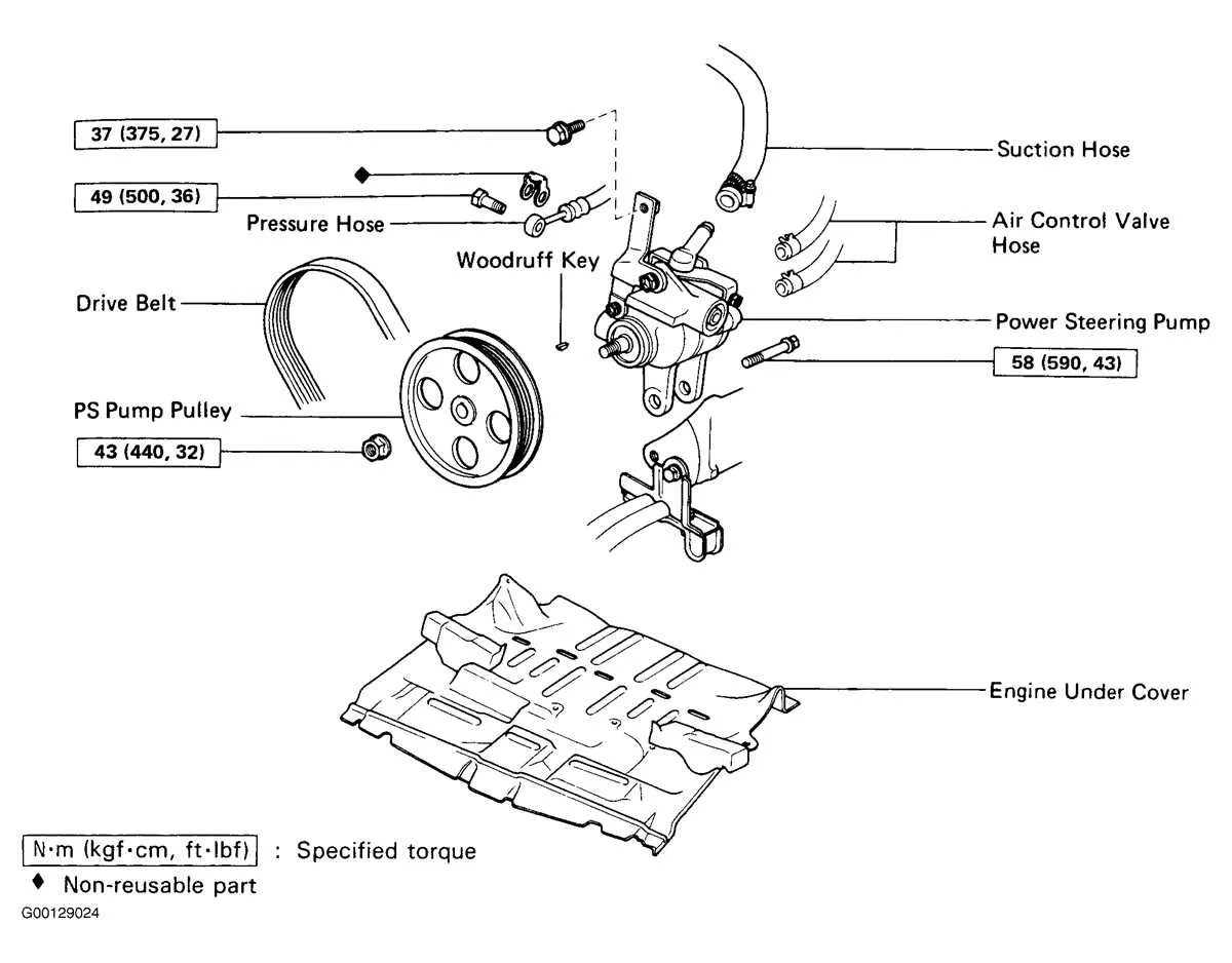 2003 toyota matrix serpentine belt diagram