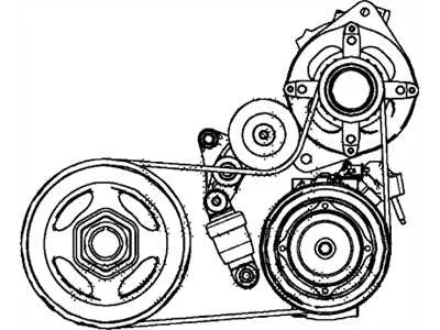 2004 acura mdx serpentine belt diagram