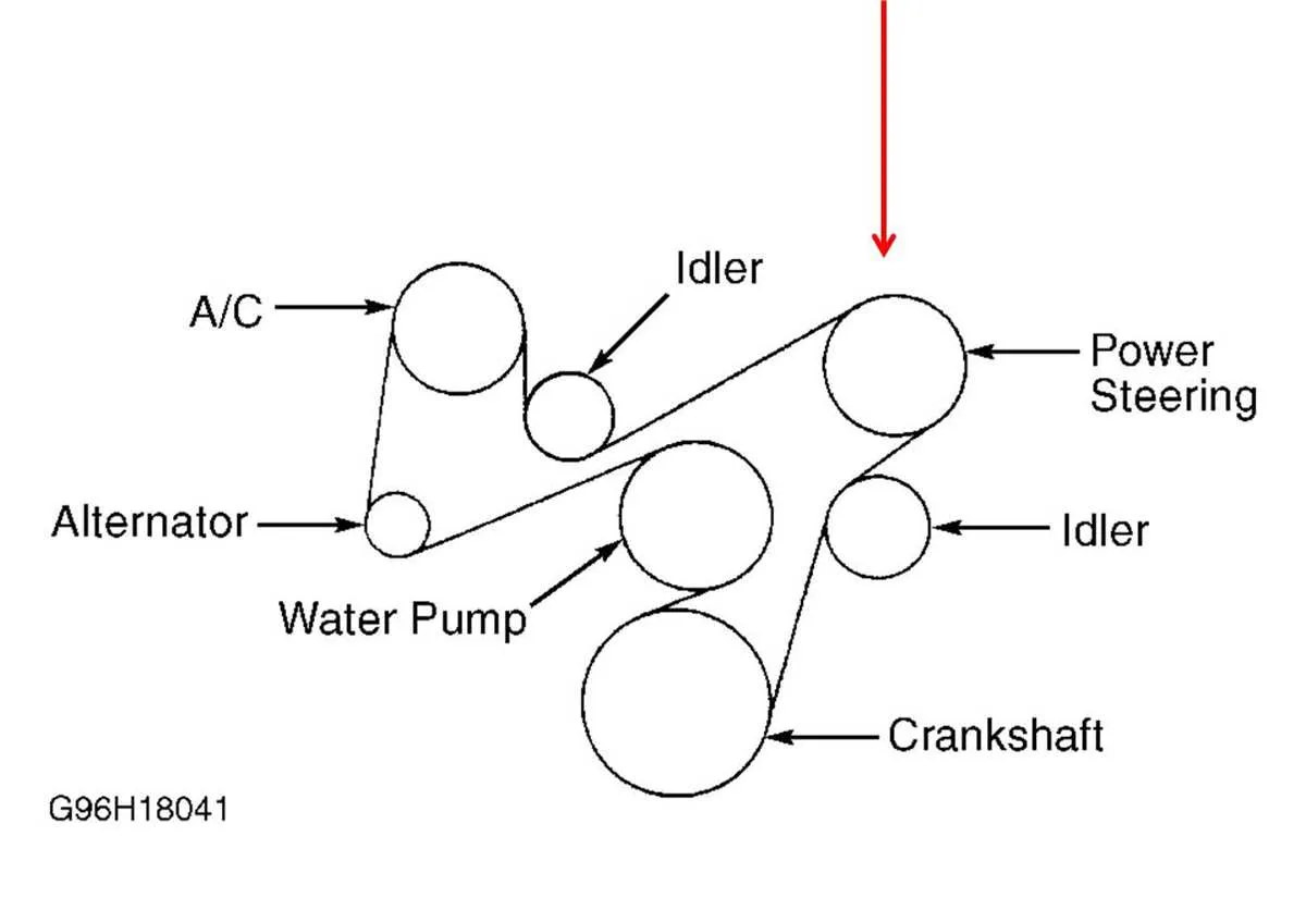 2004 dodge durango serpentine belt diagram