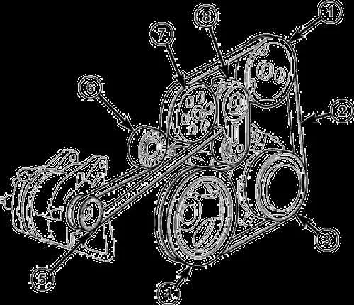 2004 jeep grand cherokee serpentine belt diagram