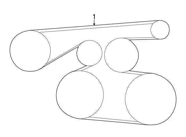 2004 toyota camry serpentine belt diagram