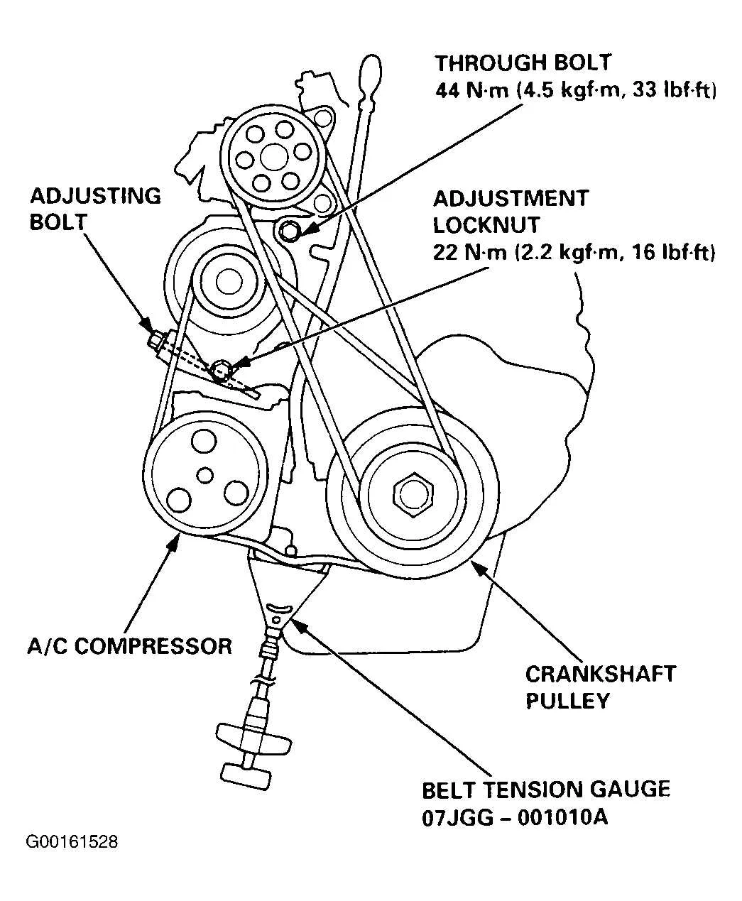 2004 honda accord 2.4 serpentine belt diagram