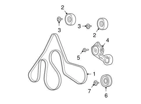 2005 ford f150 5.4 serpentine belt diagram