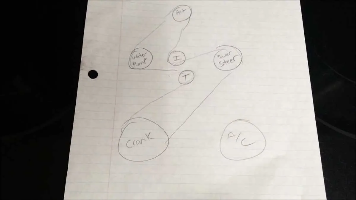 2005 ford taurus serpentine belt diagram