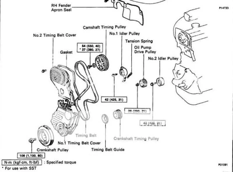 2005 camry belt diagram