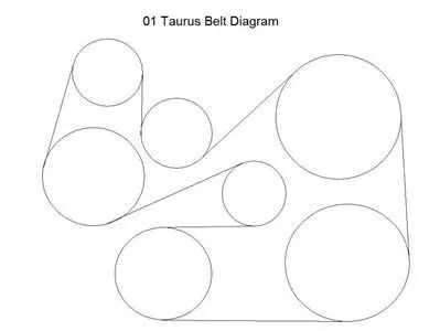 2005 ford focus serpentine belt diagram