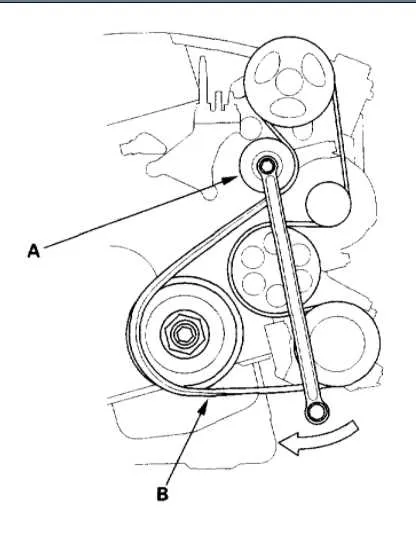 2005 honda accord belt diagram