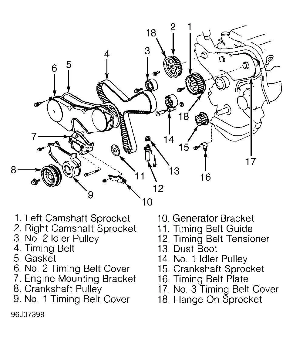2005 toyota camry belt diagram