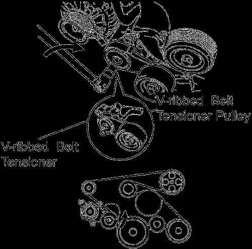 2005 toyota tacoma 2.7 belt diagram
