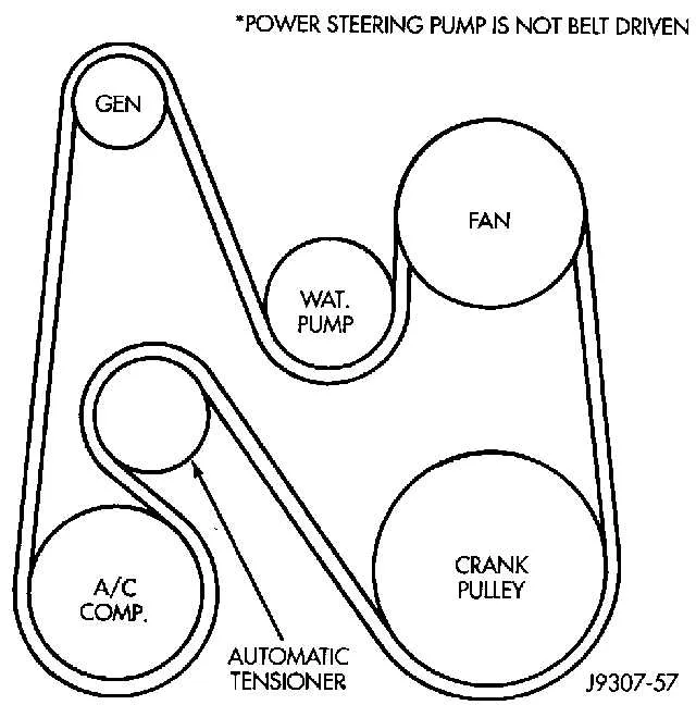 2006 5.9 cummins belt diagram