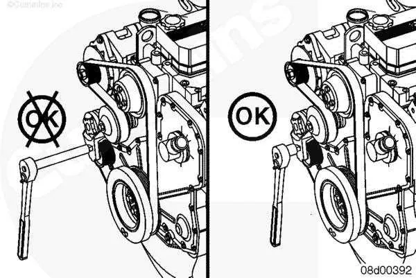 2006 5.9 cummins belt diagram