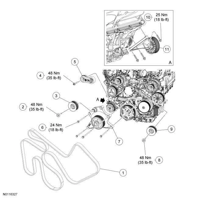 2006 ford f150 5.4 serpentine belt diagram