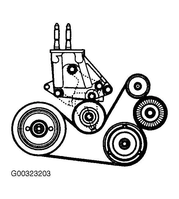 2006 kia sedona belt diagram