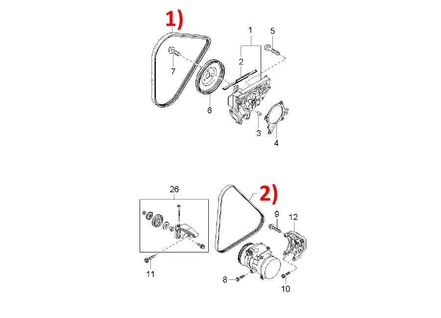 2006 kia spectra belt diagram