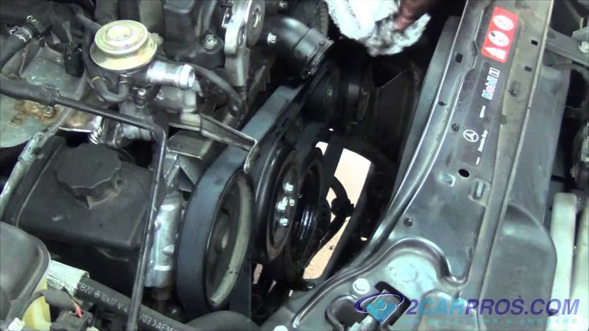2006 mercedes c230 belt diagram