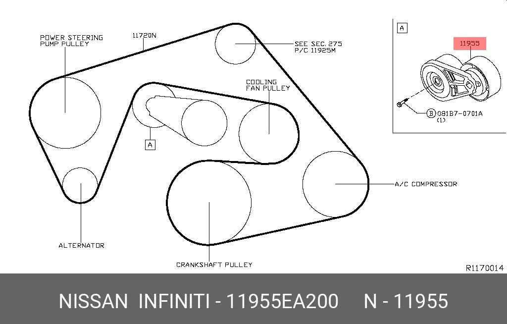 2006 nissan pathfinder belt diagram