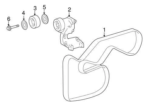 2006 toyota avalon belt diagram