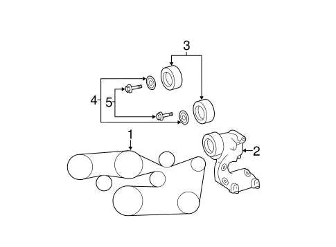 2006 toyota camry serpentine belt diagram