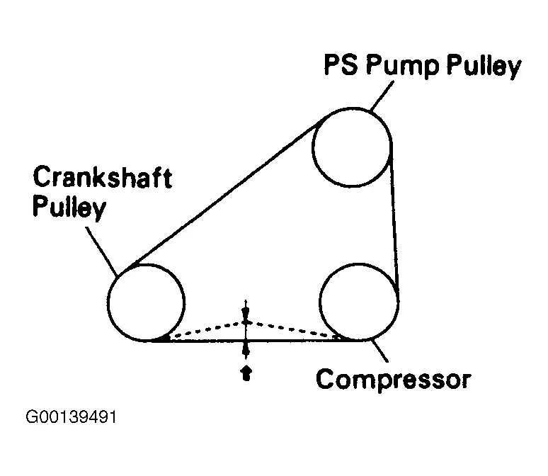 2006 toyota tacoma serpentine belt diagram
