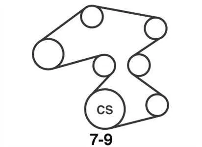 2006 buick lucerne serpentine belt diagram