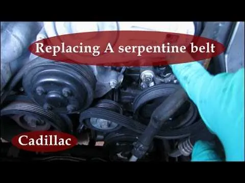 2006 cadillac dts serpentine belt diagram