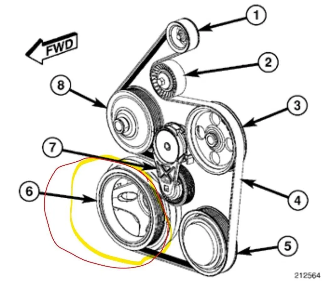 2006 dodge ram 2500 belt diagram