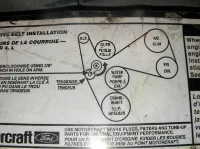 2006 ford 500 serpentine belt diagram