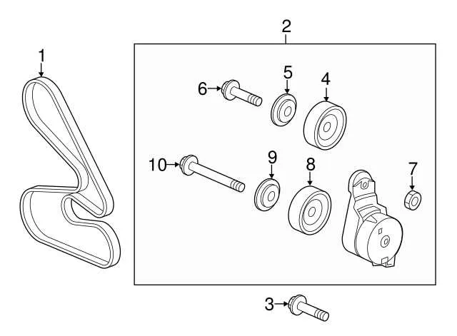 2006 honda odyssey serpentine belt diagram