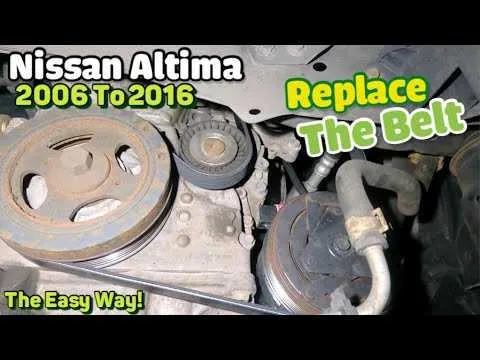 2006 nissan altima serpentine belt diagram