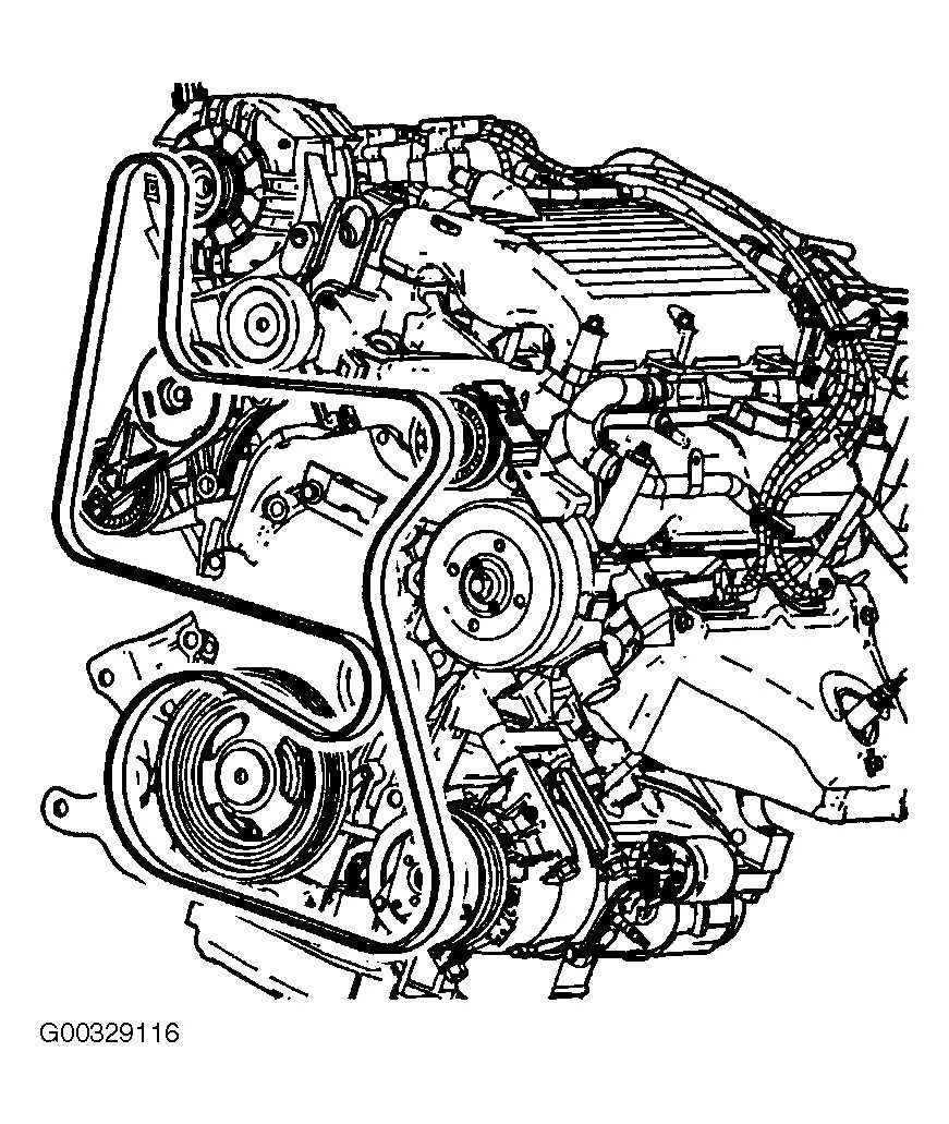 2006 pontiac g6 serpentine belt diagram