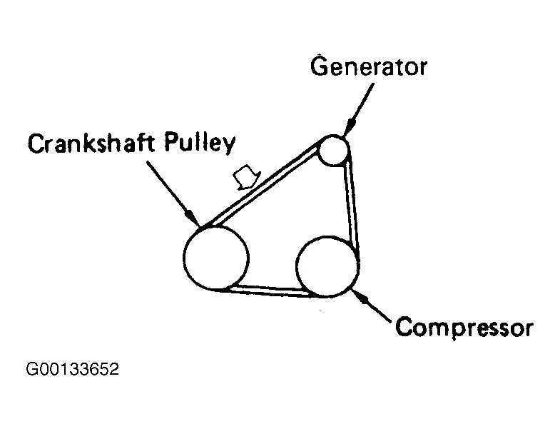 2006 toyota tacoma serpentine belt diagram